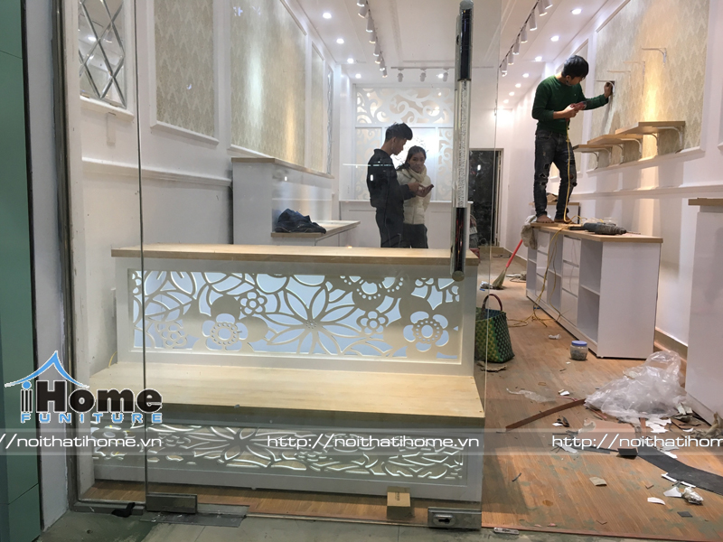 thi công nội thất shop tại hải phòng